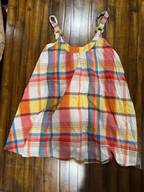 PINK Victoria's Secret Multicolor Plaid Tank